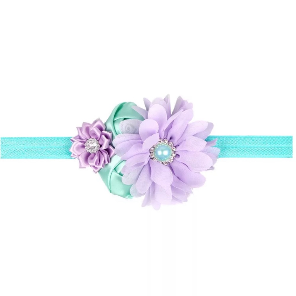 Mermaid Flower Infant Headband